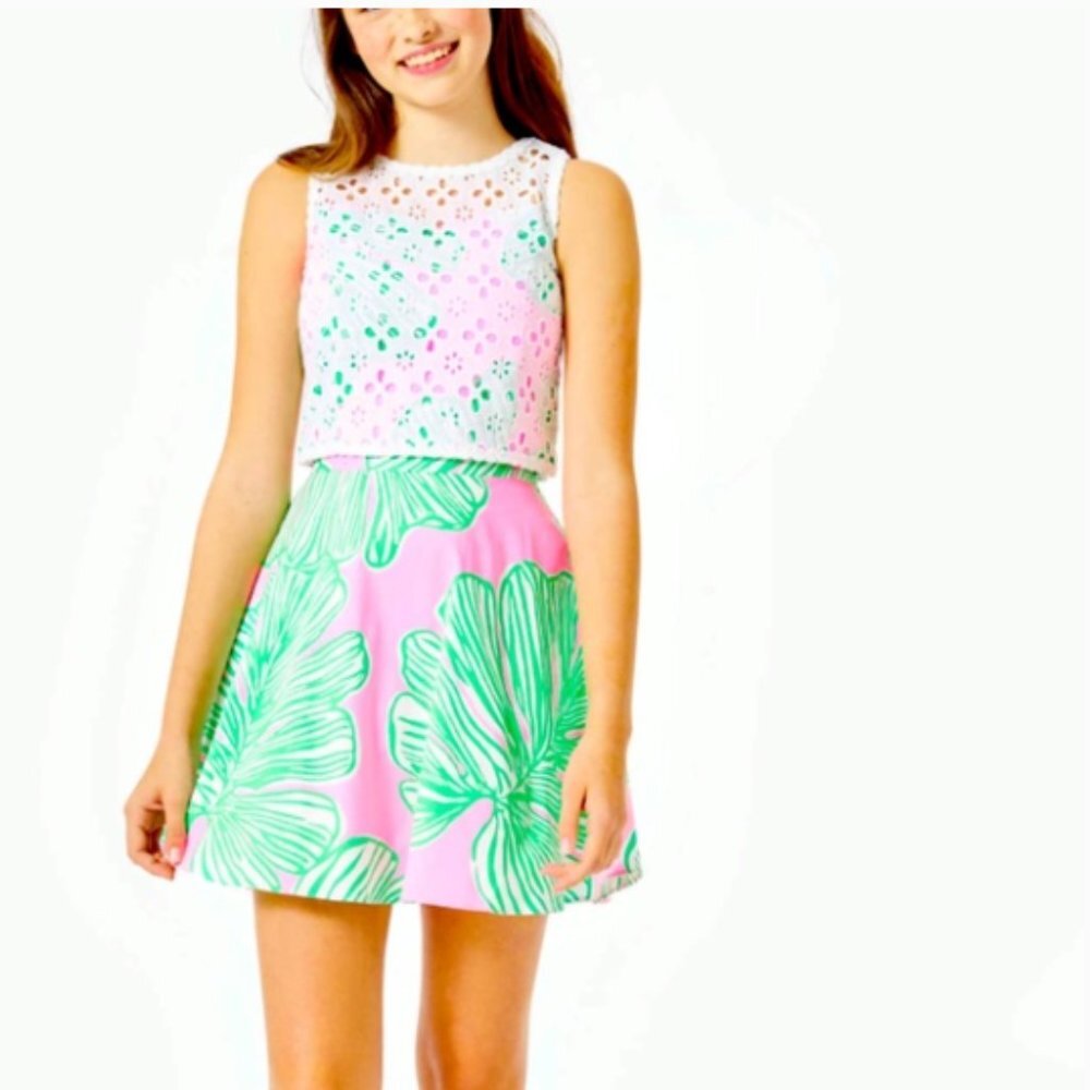 Lilly Pulitzer Girls Gabriella Set Mandevilla Baby Who Let The Fronds Out NWOT
